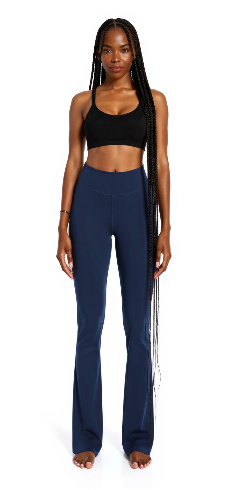 Bootcut Yoga Pants in Purplishblue — The Matching Set Edit style look